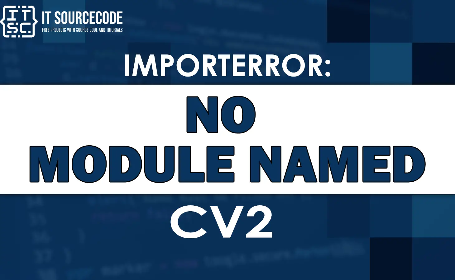 importerror no module named cv2