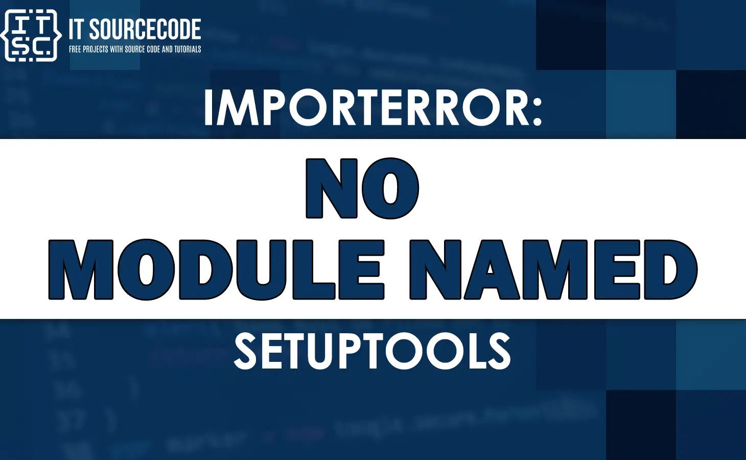 importerror no module named setuptools