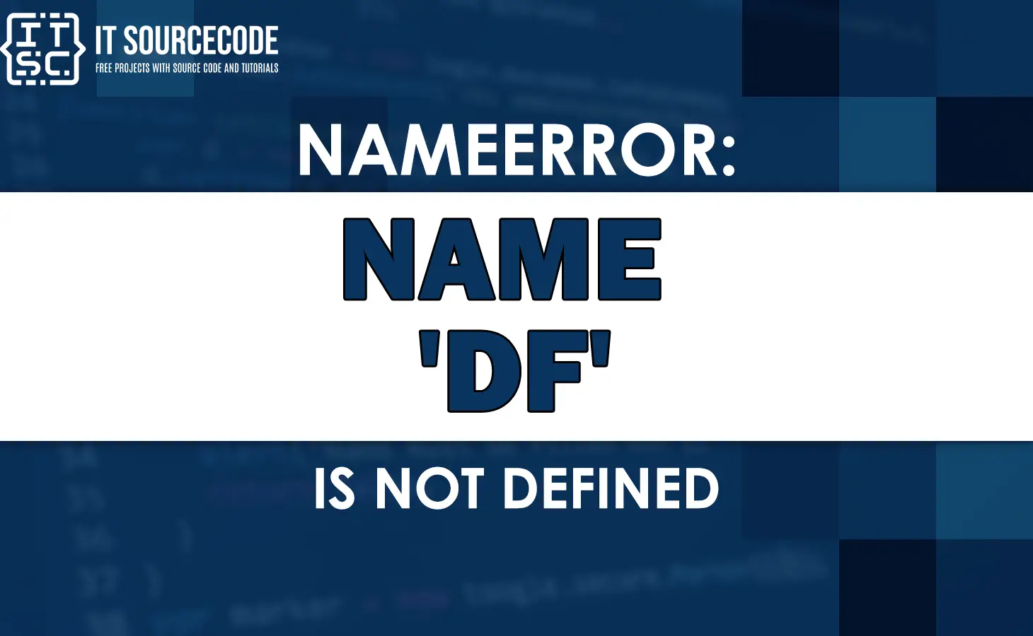 nameerror name df is not defined