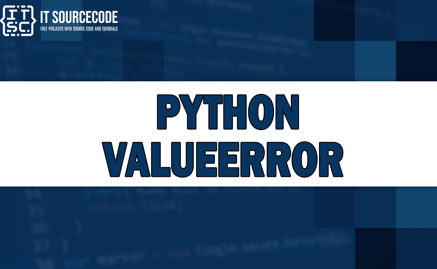 python valueerror