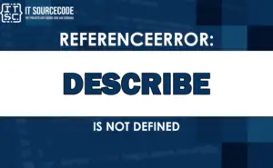 Referenceerror: describe is not defined [SOLVED]