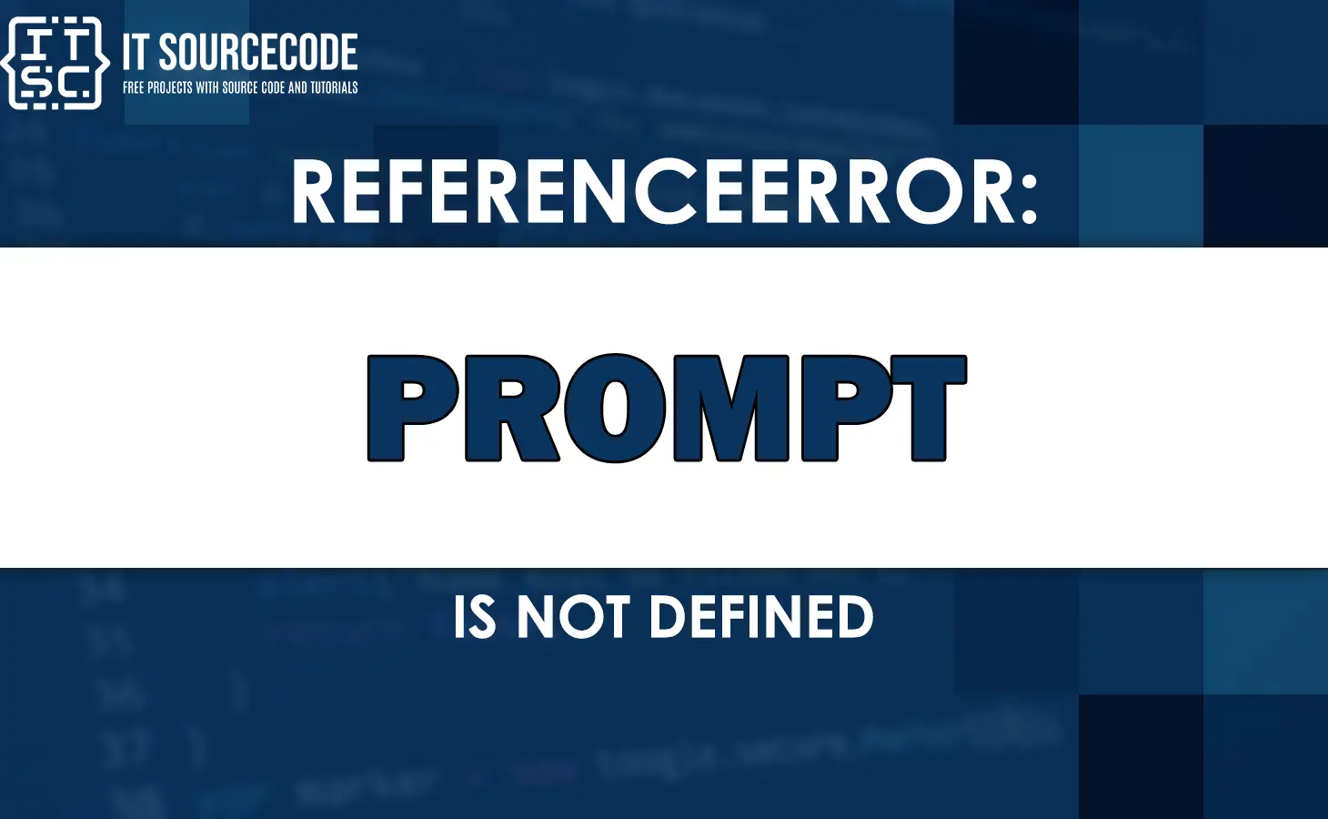 referenceerror prompt is not defined