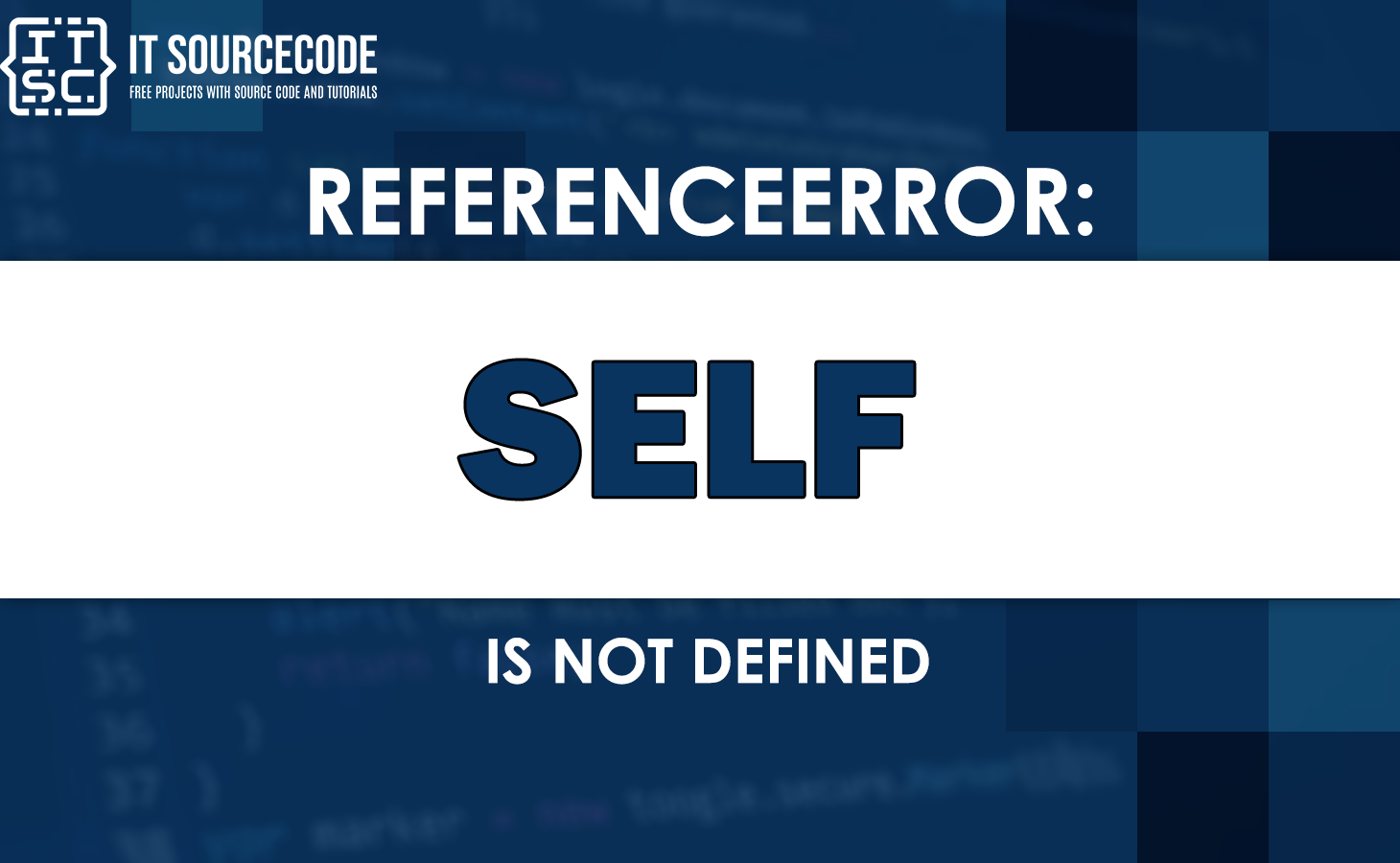 referenceerror self is not defined