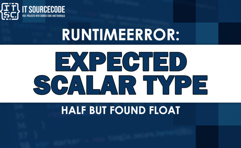 runtimeerror expected scalar type half but found float