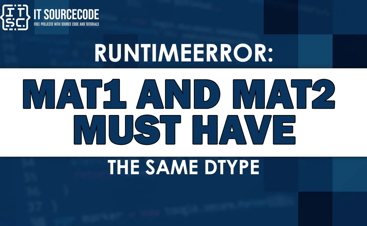 runtimeerror mat1 and mat2 must have the same dtype