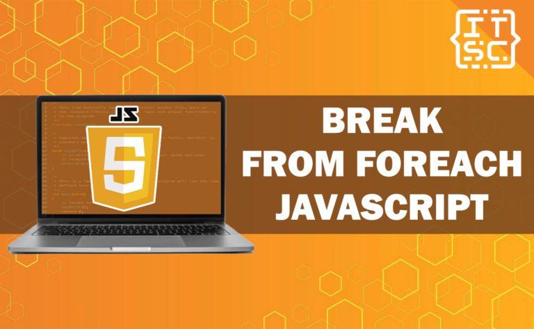 Break from foreach javascript