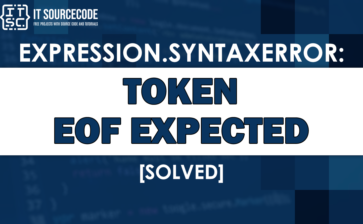 Expressionsyntaxerror token eof expected