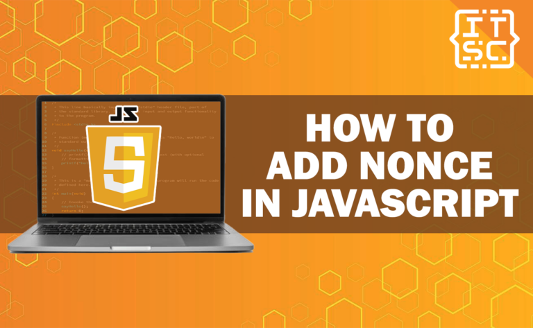 How to add nonce in javascript