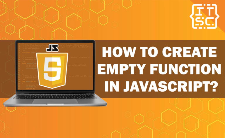 How to create empty function in JavaScript?