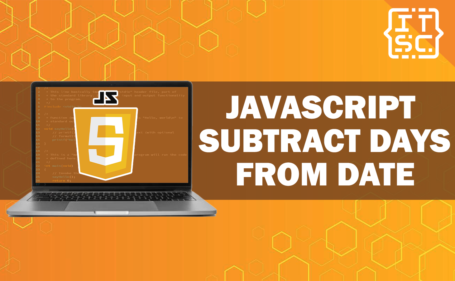 How to subtract days from date in JavaScript?