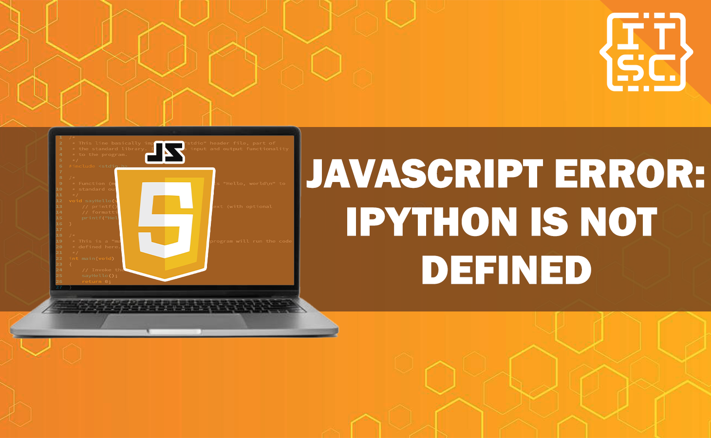 Javascript error: ipython is not defined