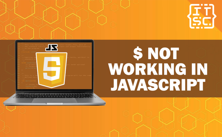 $ Not Working in JavaScript