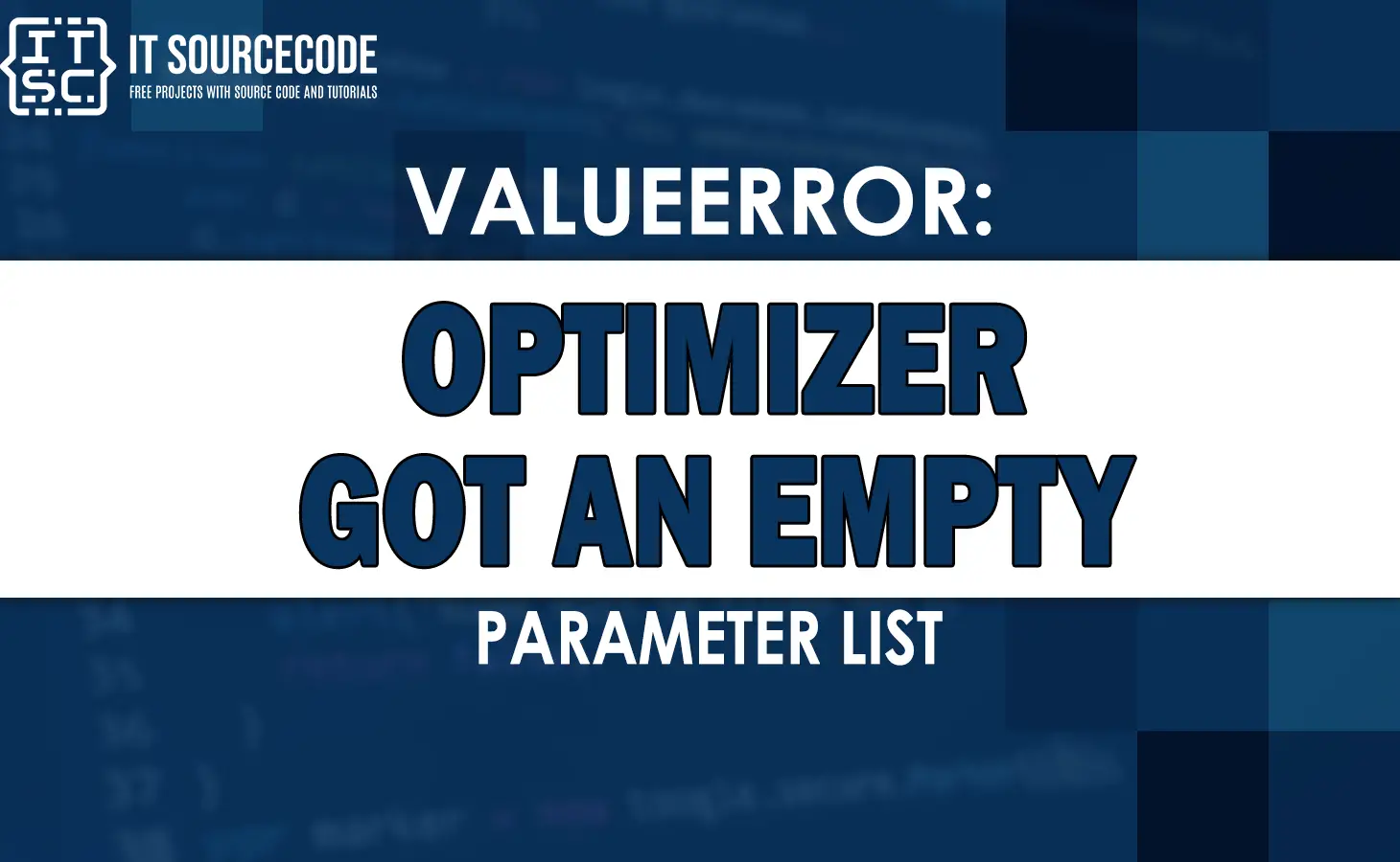 Valueerror optimizer got an empty parameter list