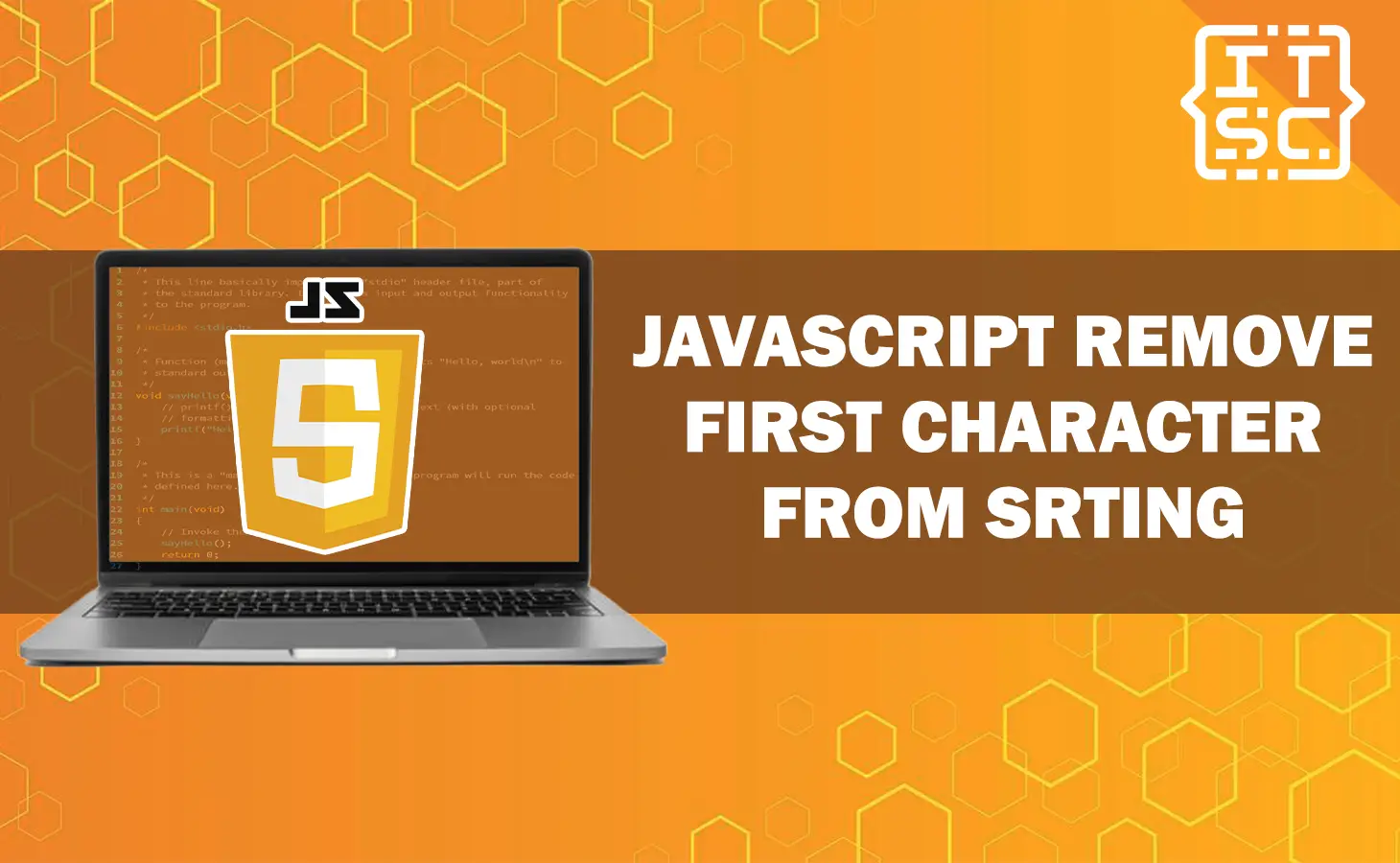 javascript remove first character from string