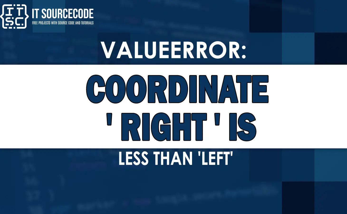 valueerror coordinate 'right' is less than 'left'