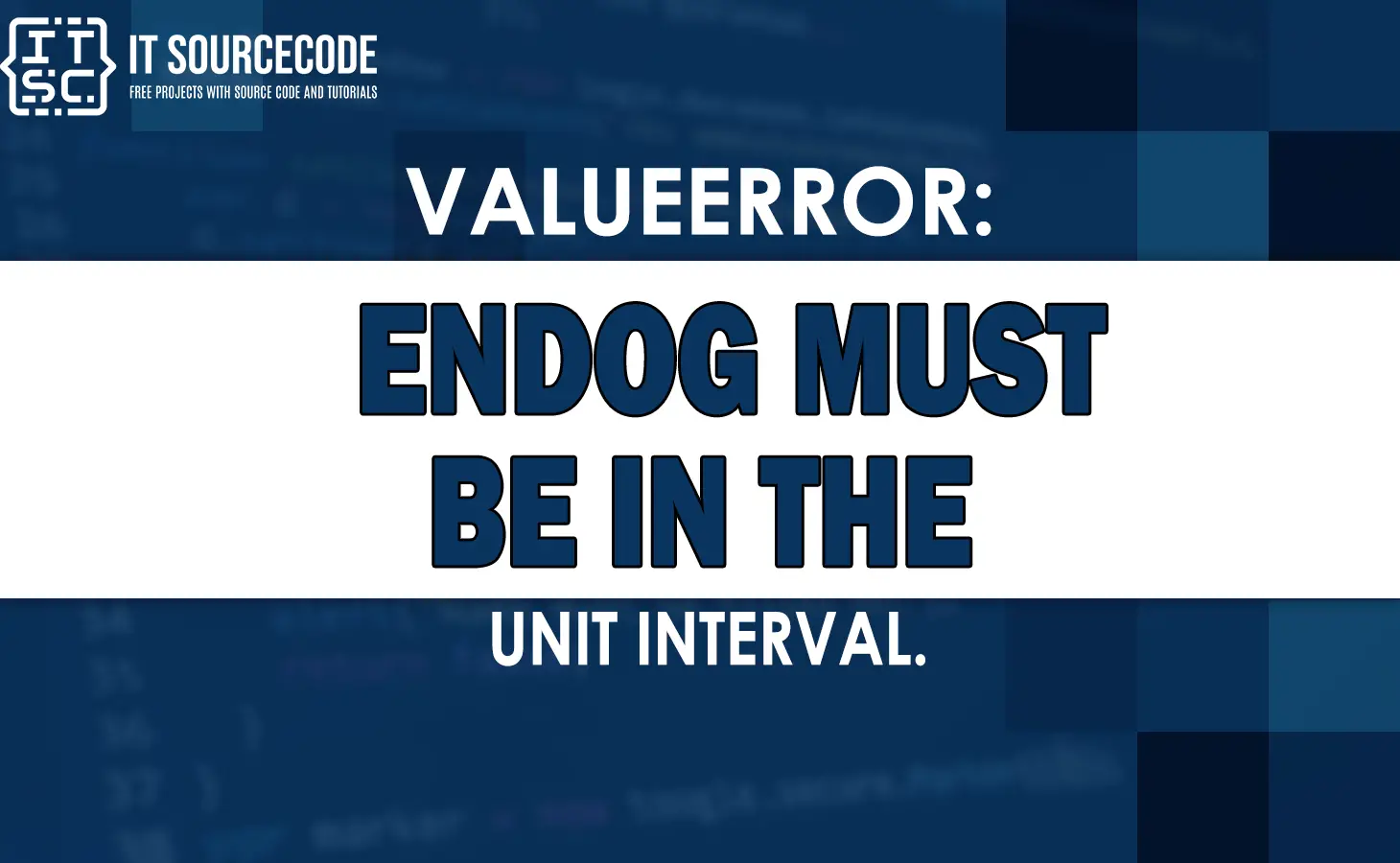 valueerror endog must be in the unit interval.