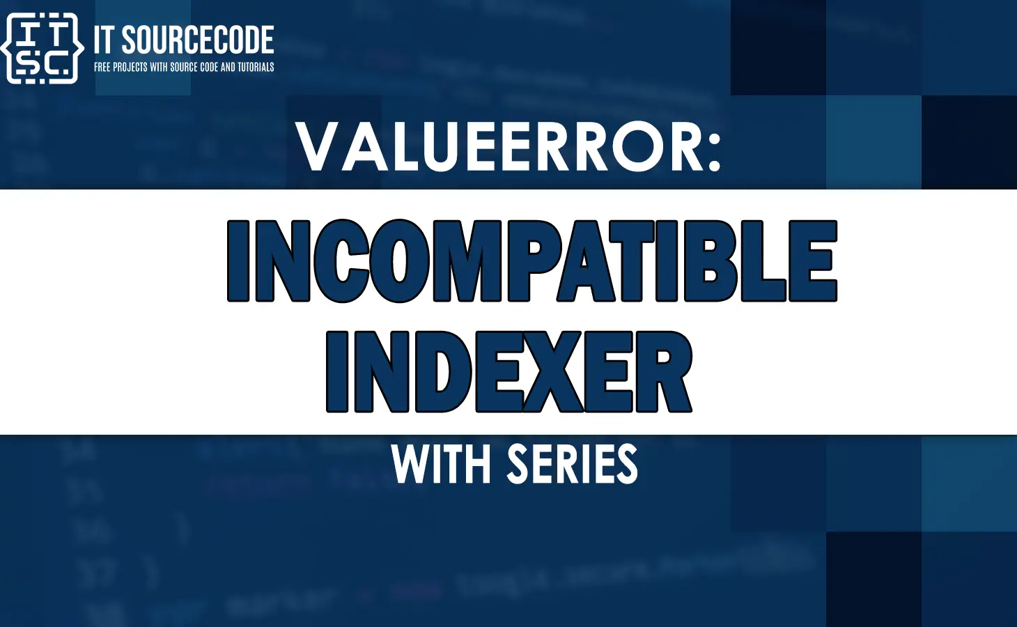 valueerror incompatible indexer with series