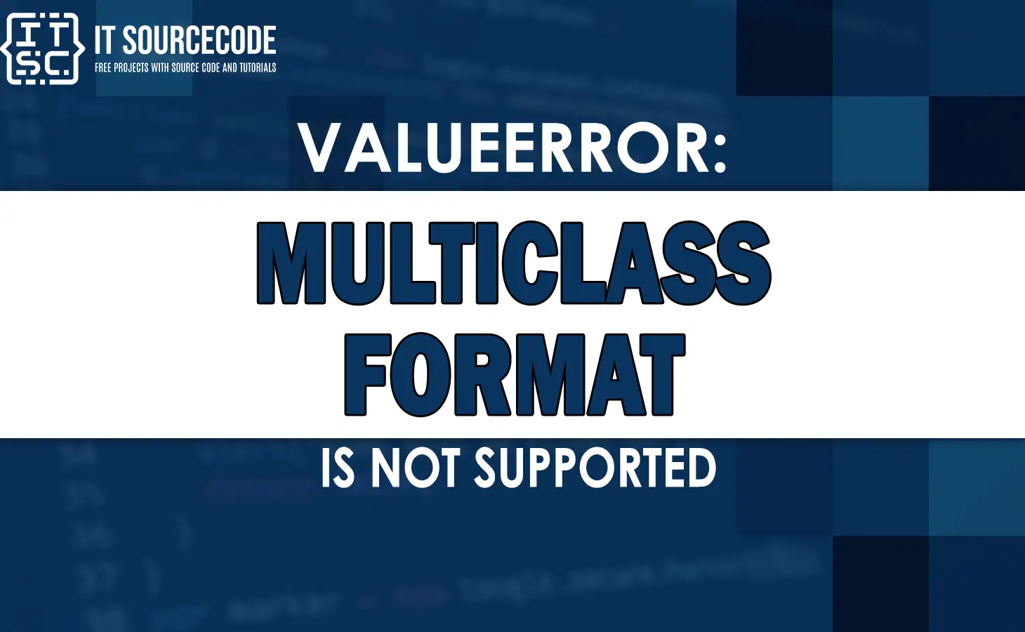valueerror multiclass format is not supported