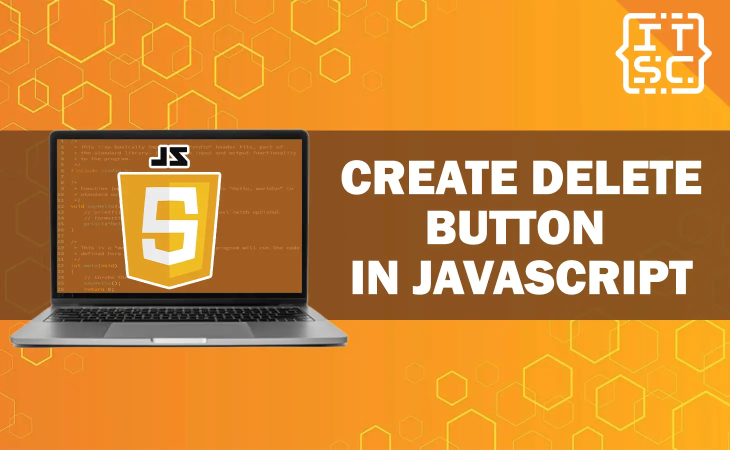 How to Create a Delete Button in JavaScript?