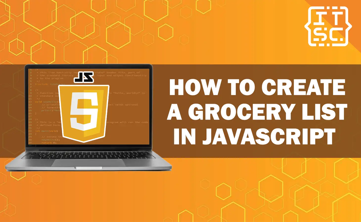 How to Create a Grocery List in JavaScript?