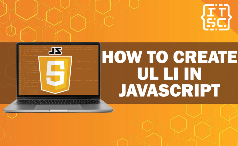 How to create ul li in JavaScript