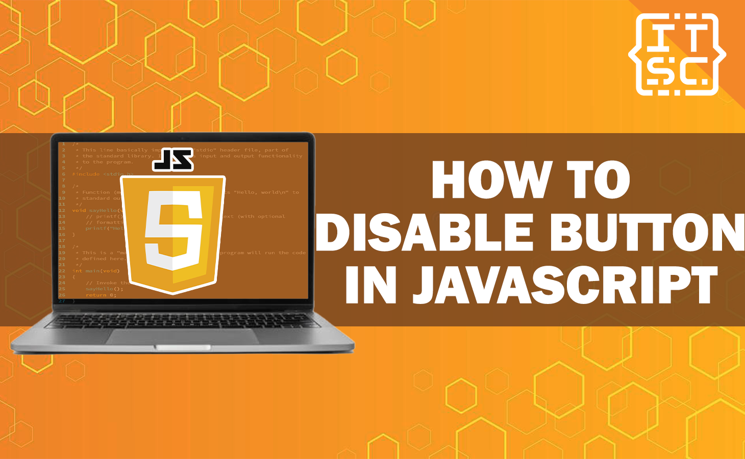 How to disable button in JavaScript