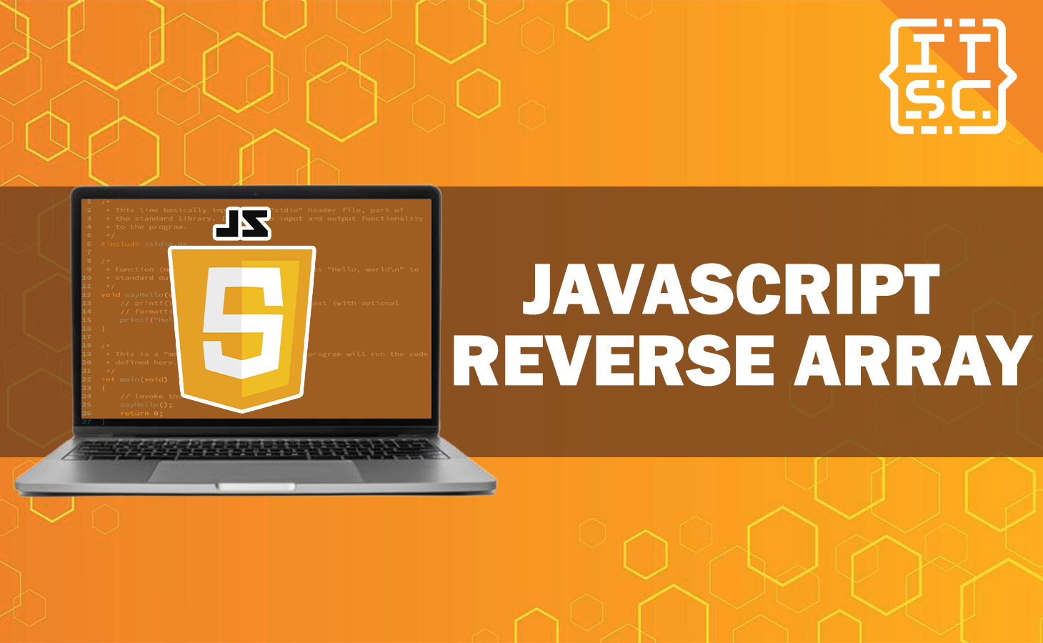 How to reverse an array using array.reverse in JavaScript? 