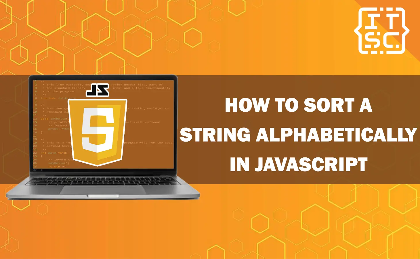 How to sort a string alphabetically in JavaScript