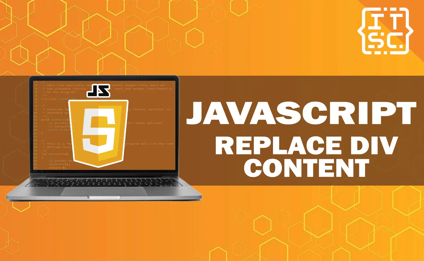 Replace div content javascript