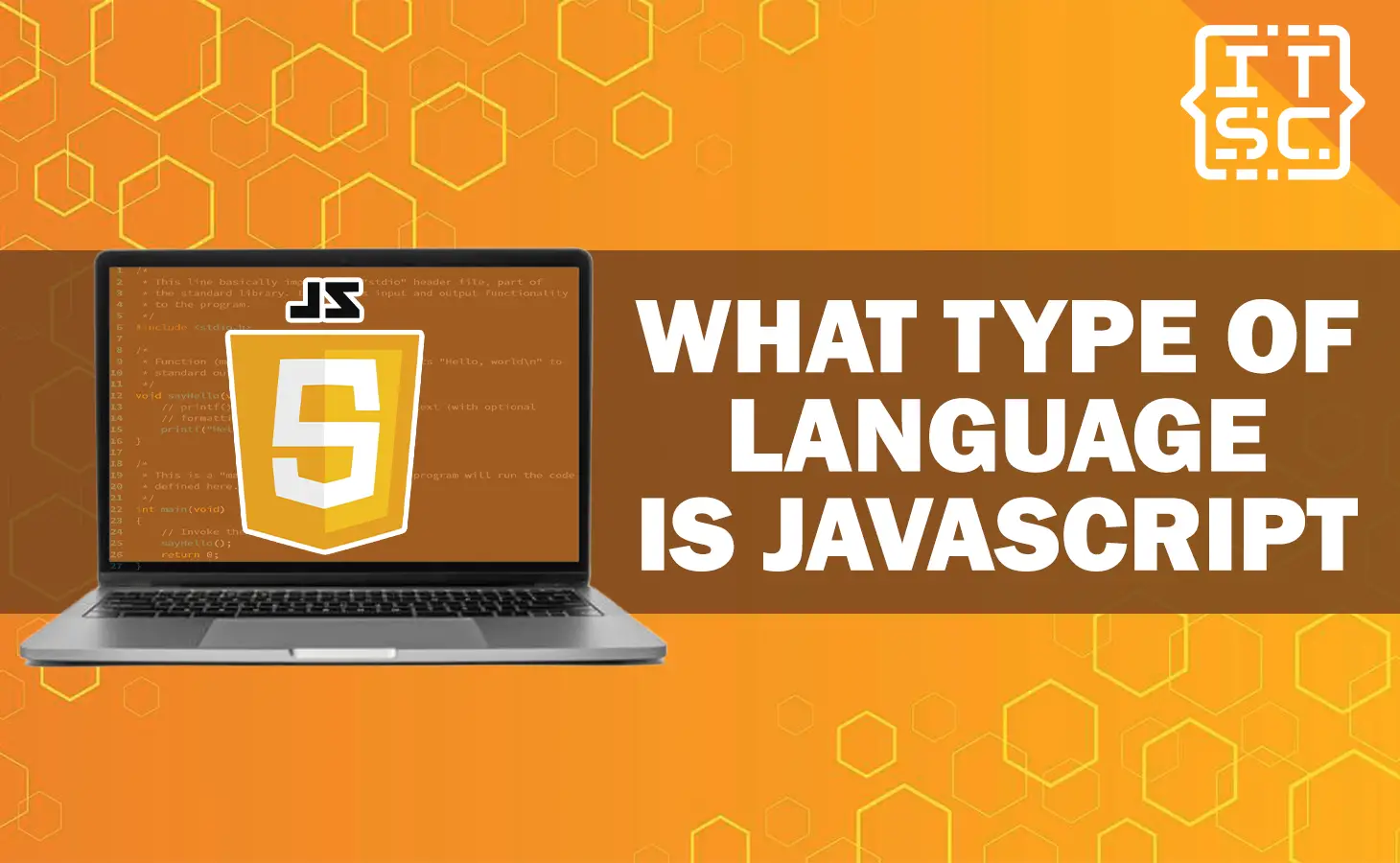 What type of language is JavaScript