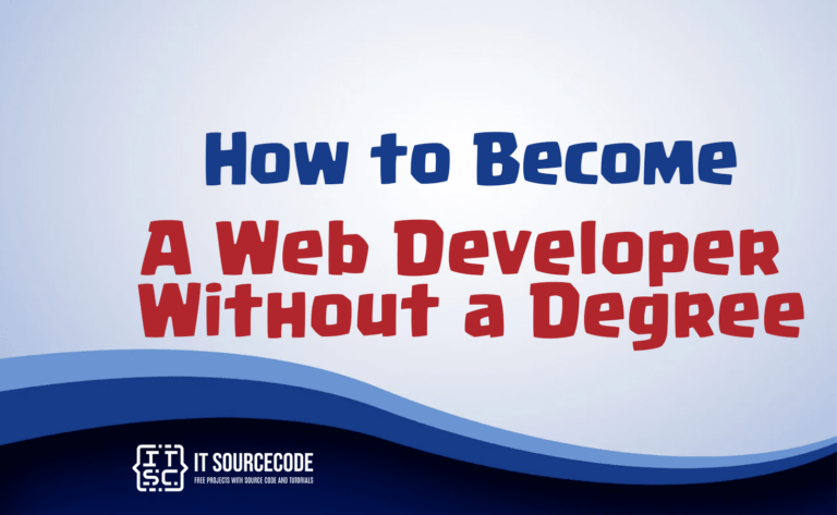 how to become a web developer without a degree