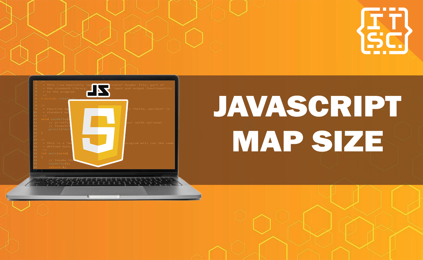 javascript map size
