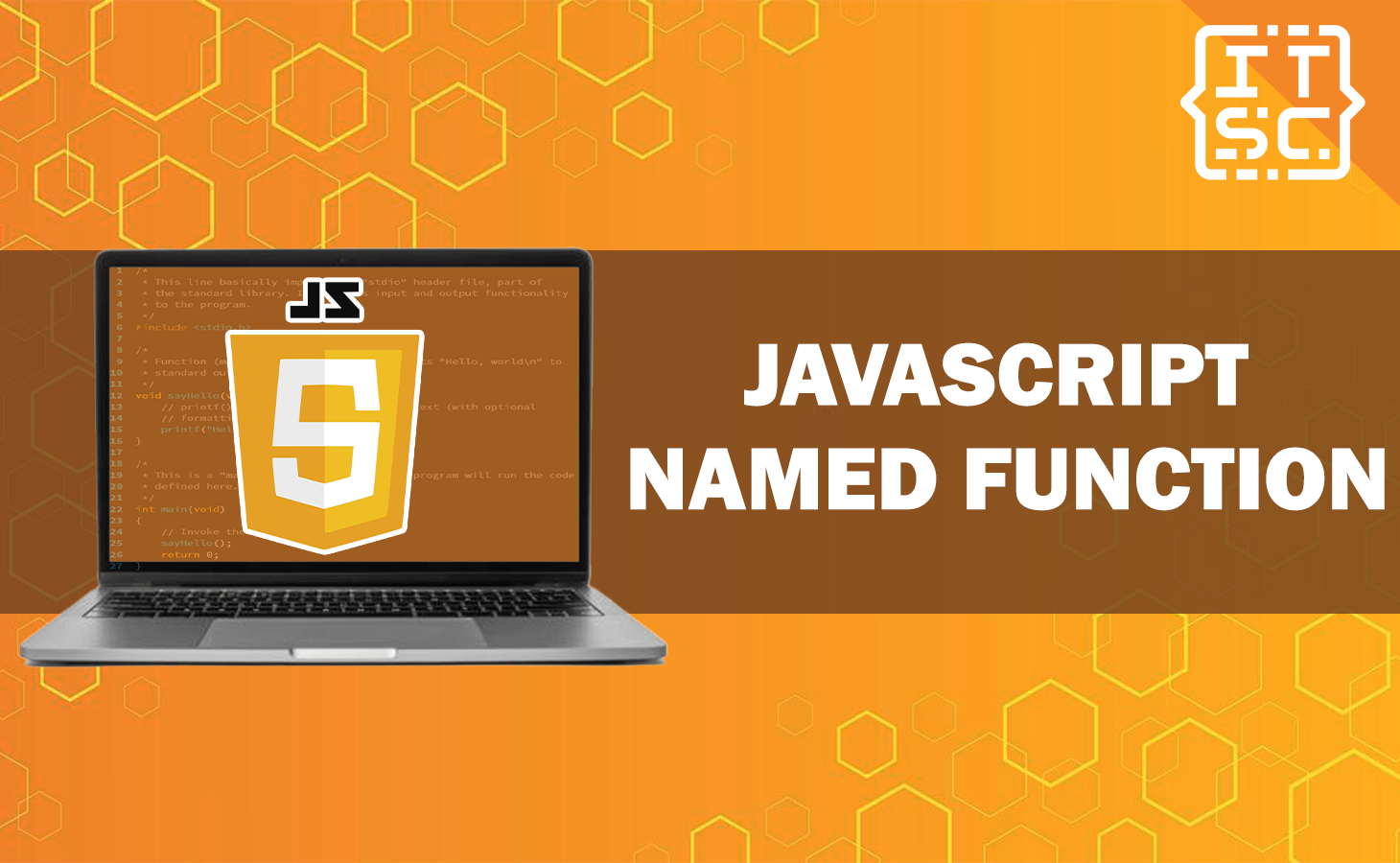 javascript named function