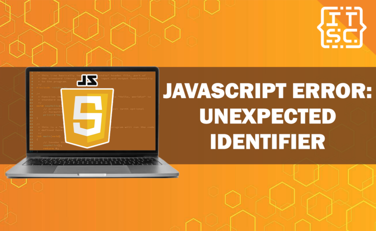 javascript unexpected identifier