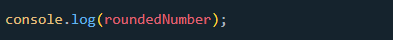 toFixed() method returns a string representation of the rounded number