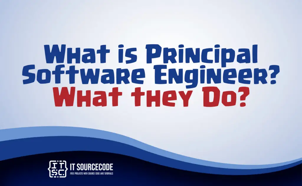 what is principal software engineer