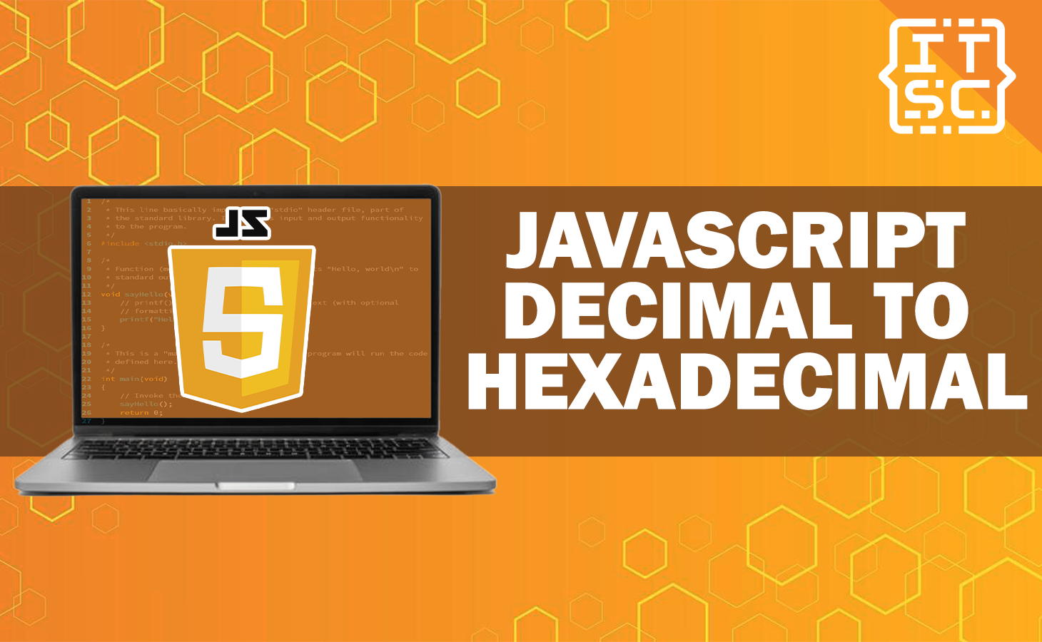 JavaScript Decimal to Hexadecimal