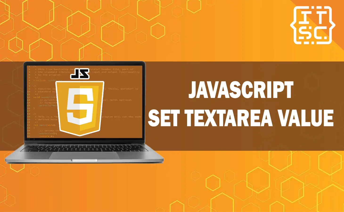 Javascript set textarea value