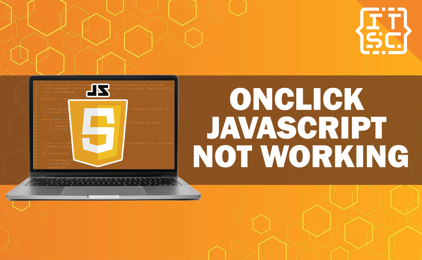 Onclick JavaScript Not Working