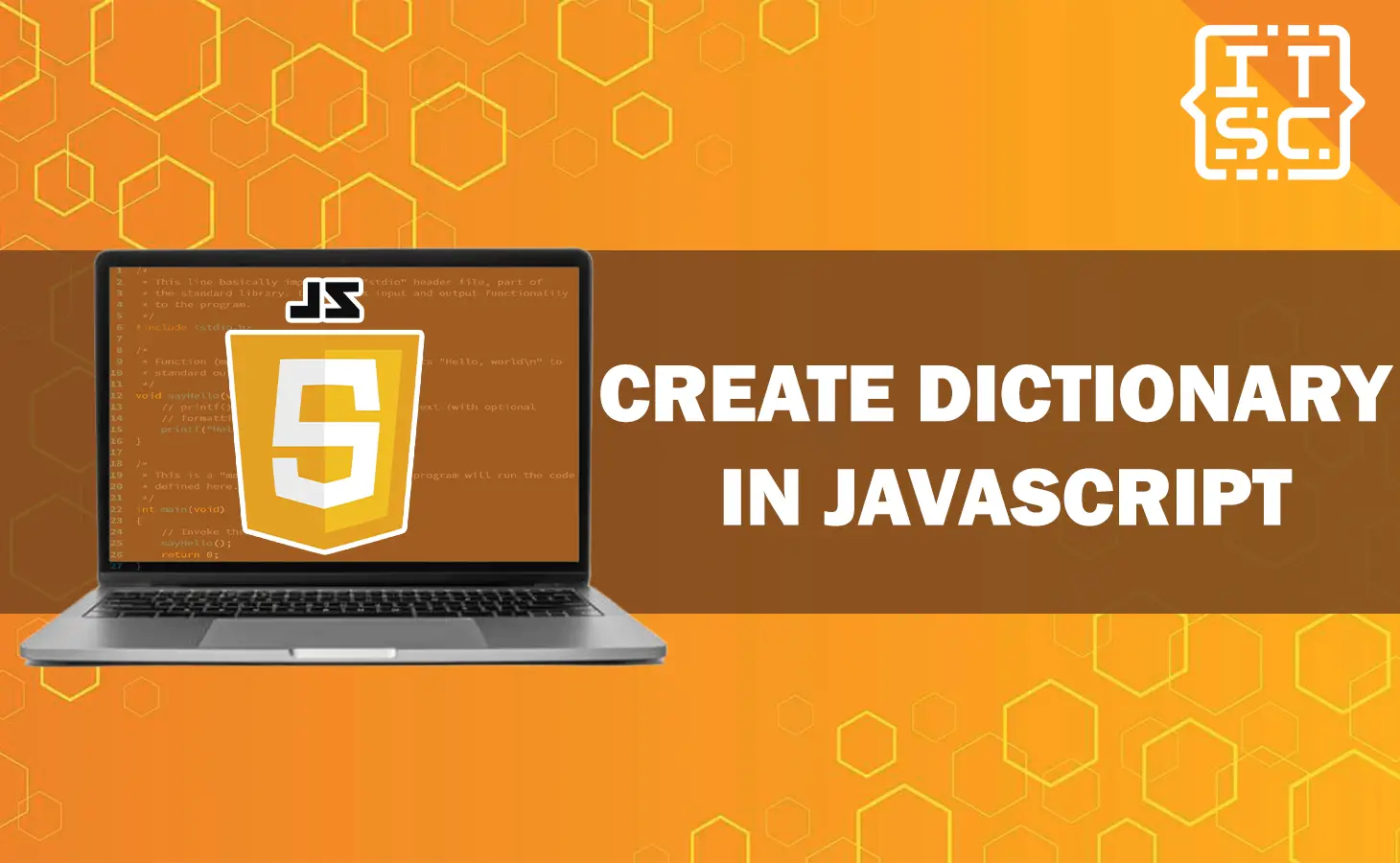 create dictionary in javascript