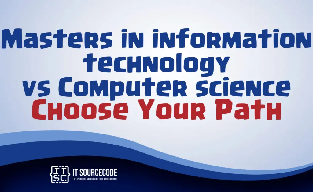 masters in information technology vs computer science