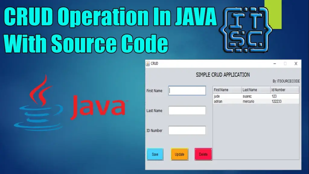 CRUD Operations in Java