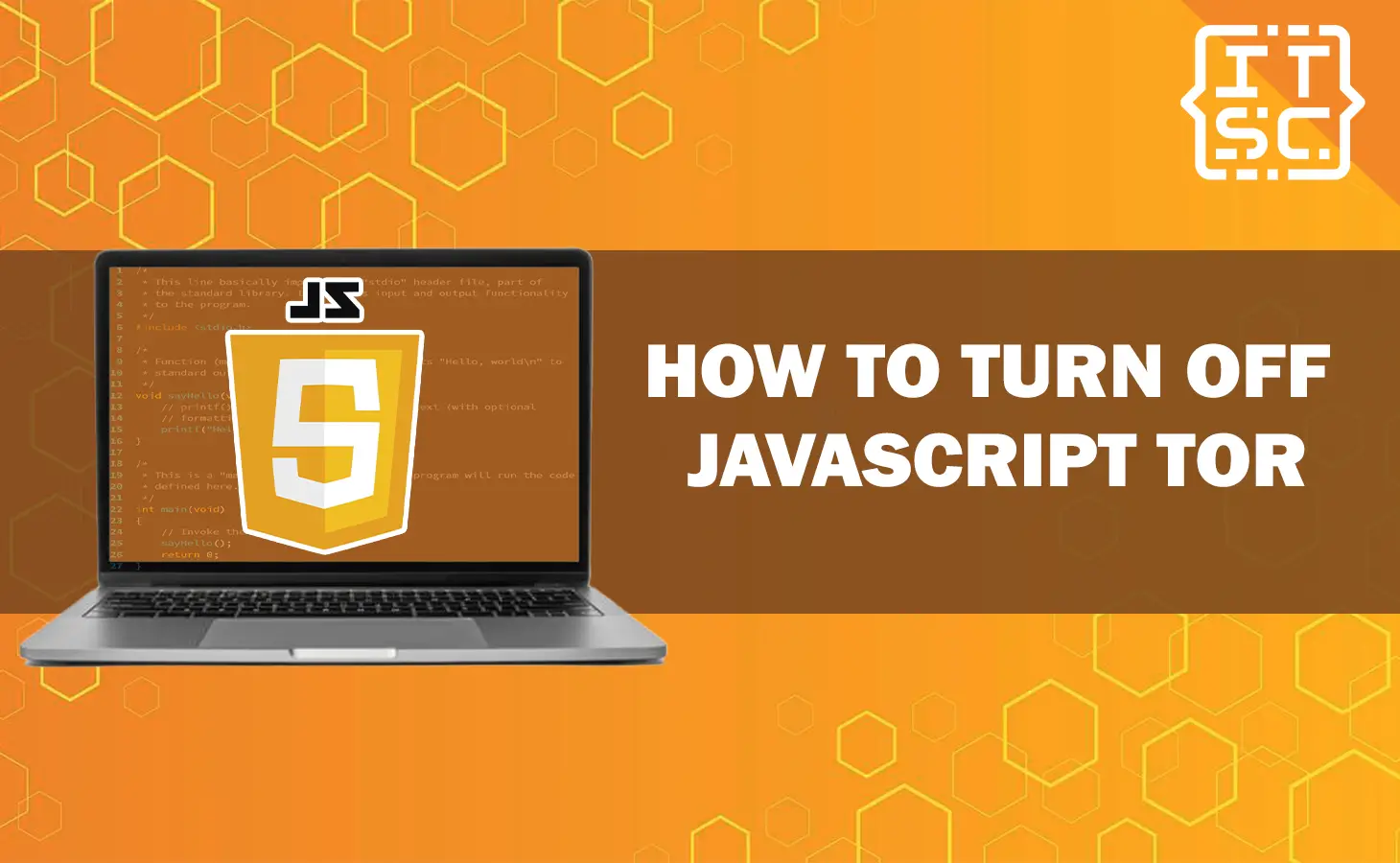 How to turn off Javascript tor