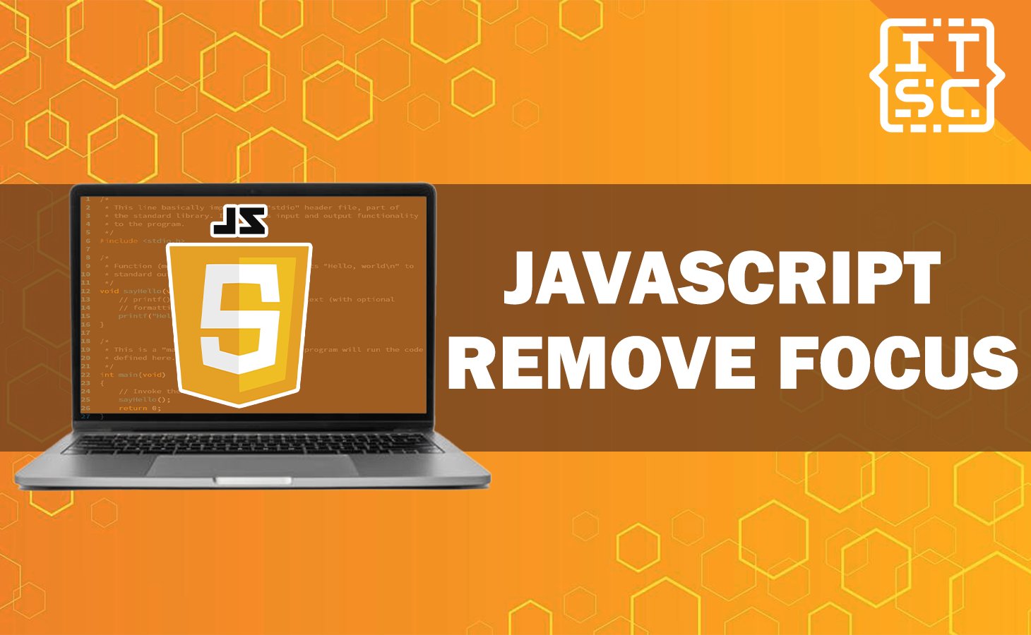 javascript remove focus
