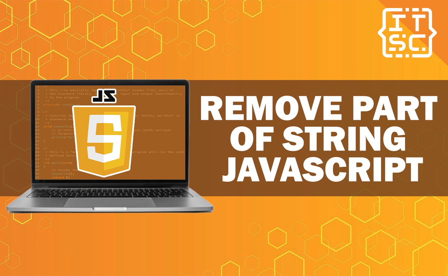 remove part of string javascript