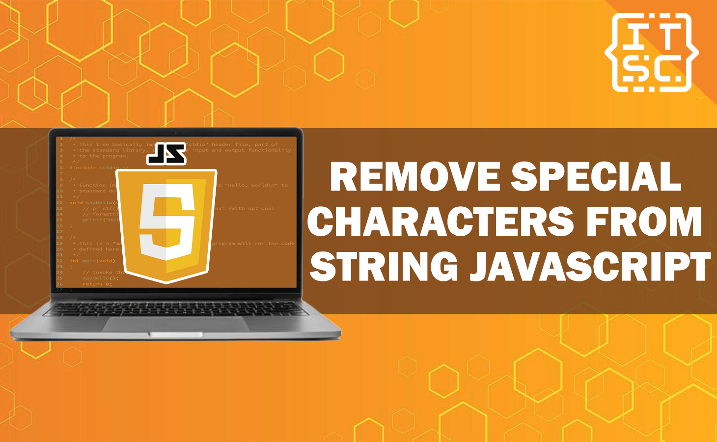 How To Remove Special Characters From A String In JavaScript 