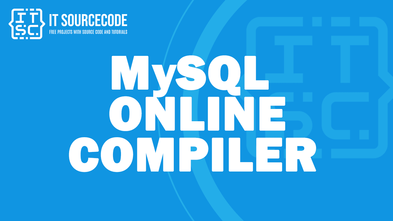 MySQL Online Compiler