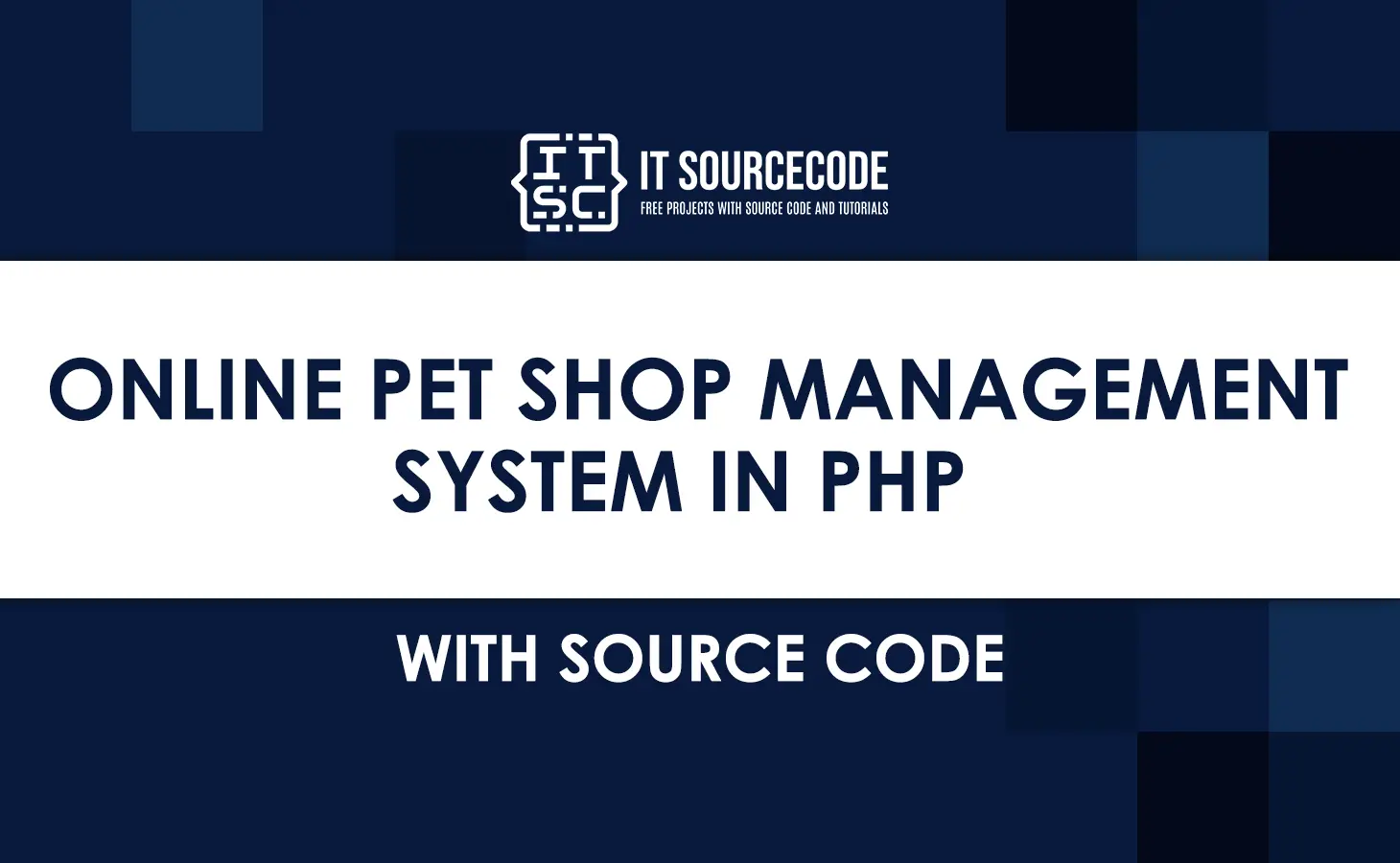 Online Pet shop Management System in php