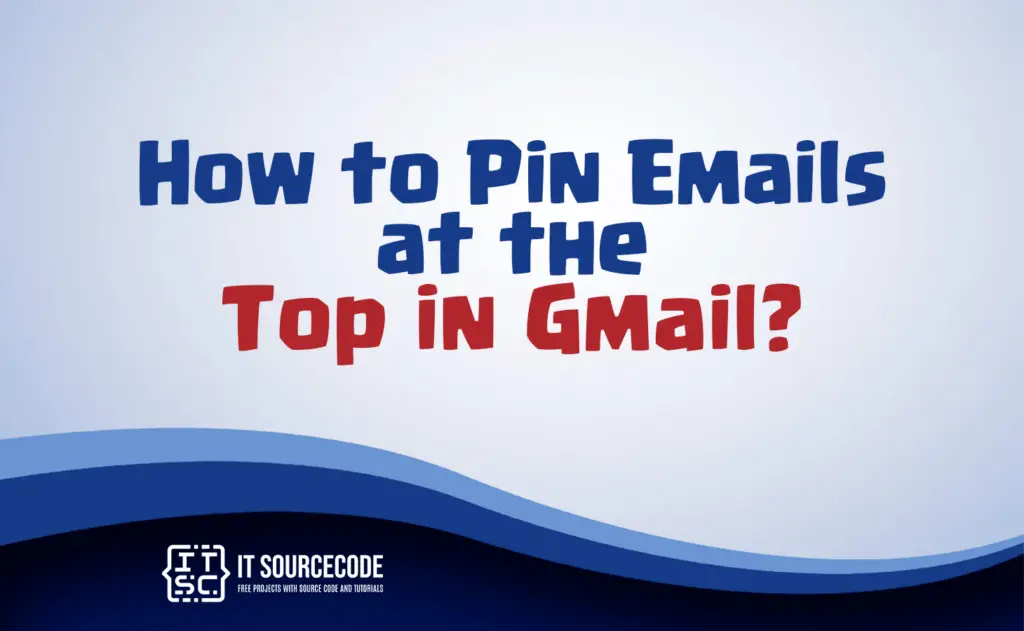 how to pin emails in gmail