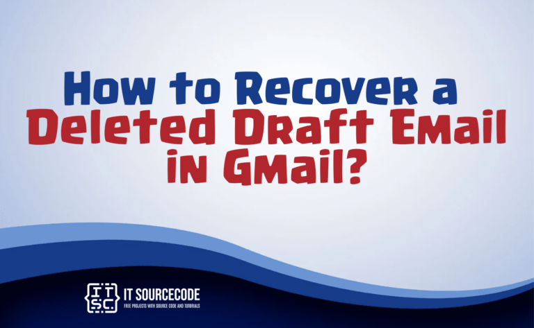 how to recover deleted draft email in gmail